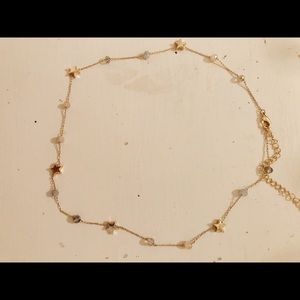 Francescas gold stars and beads choker